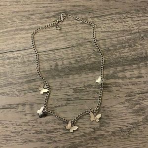Butterfly chocker necklace